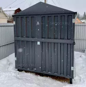 Хозблок для хранения с вандал-баром в с. Михайловское