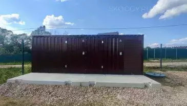 Хозблок/склад для личных вещей в шоколадном цвете в дер. Заречье, Можайский р-н, МО