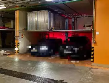 Контейнер для хранения с нестандартной высотой в Клаус паркинг